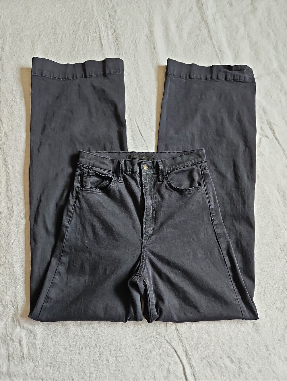 Joe's The Mia High-Rise Faded Black Wide-Leg Jeans Size 26 Long - Picture 11 of 14